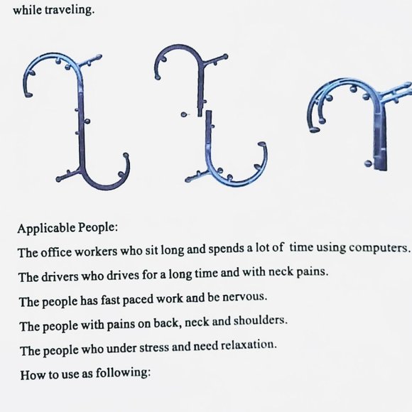 **NEW** UniForU Trigger Point Body Massager (Blue) - Picture 3 of 10